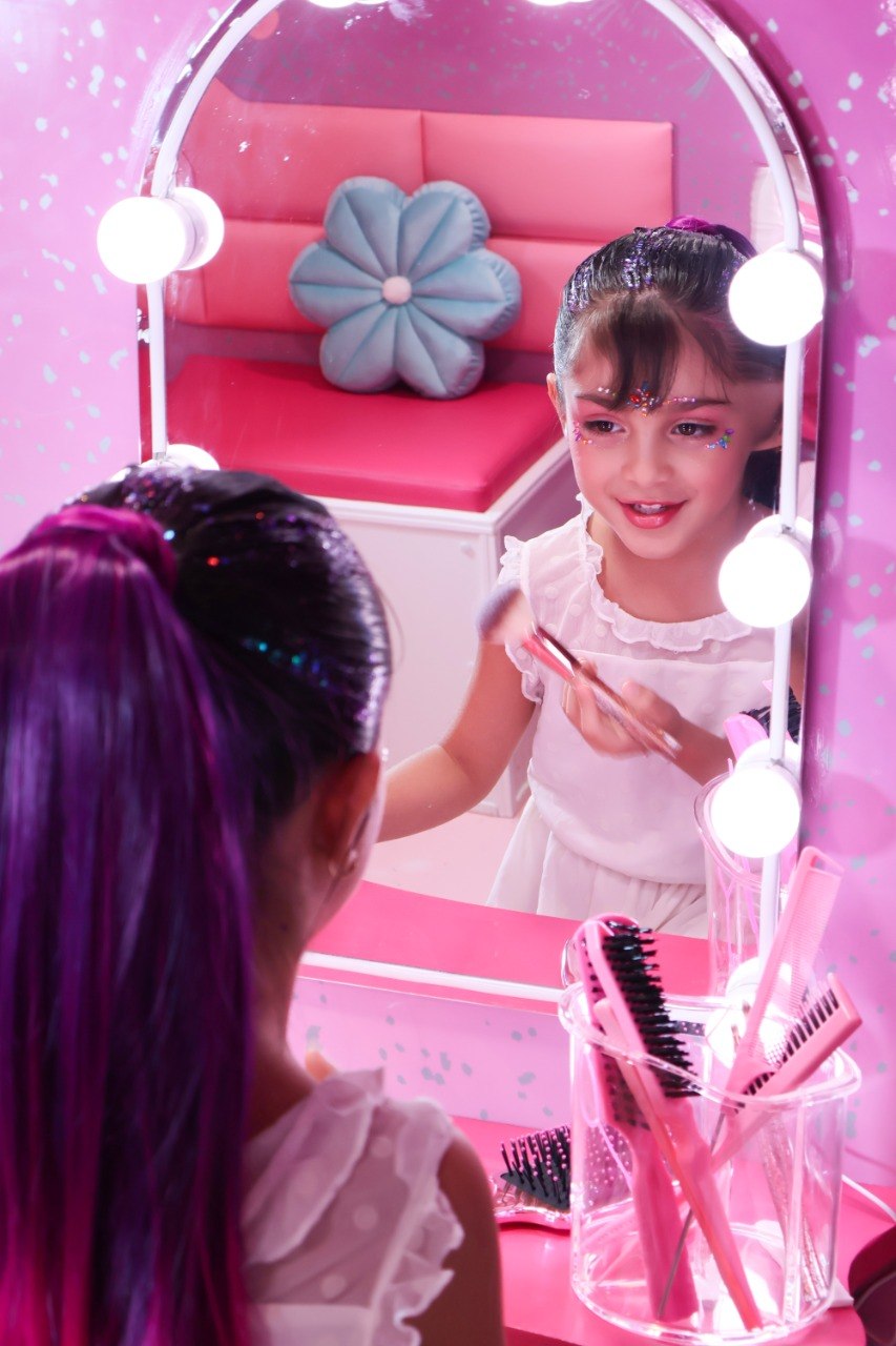 Birthday party on the Pink Spa Bus